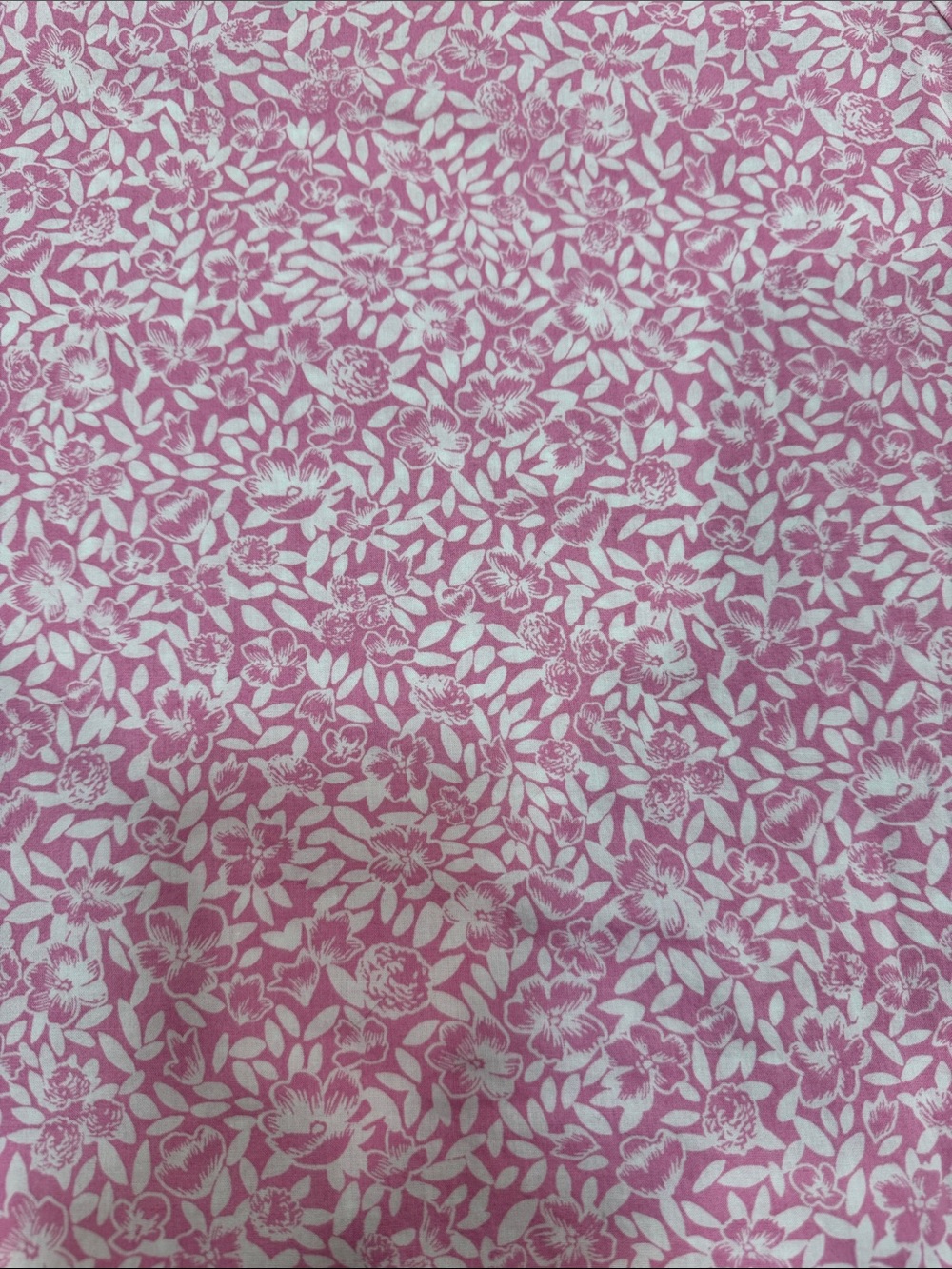 J. Crew 100% cotton puff sleeve v neck pink & white floral print blouse Sz S - Picture 7 of 8